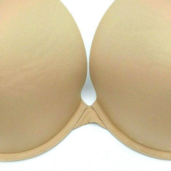 Lane Bryant Cacique Bra Smooth Boost Plunge Plus Size 44DDD Cafe Mocha - Picture 6 of 10